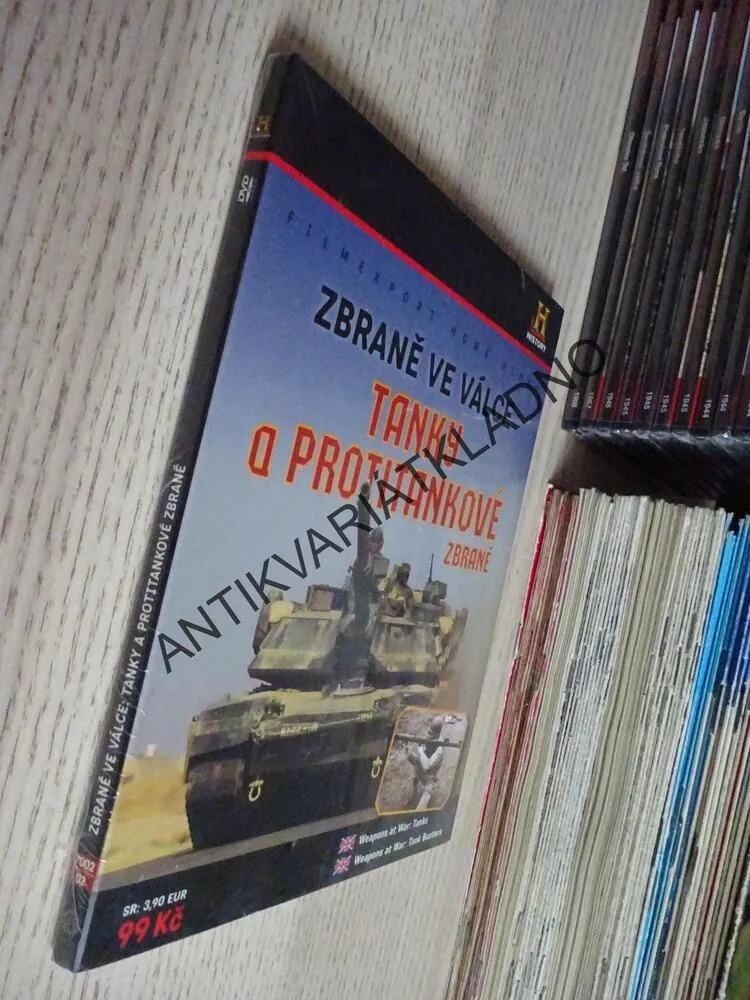 ZBRANĚ VE VÁLCE, TANKY A PROTITANKOVÉ ZBRANĚ, DVD FILM DOKUMENT