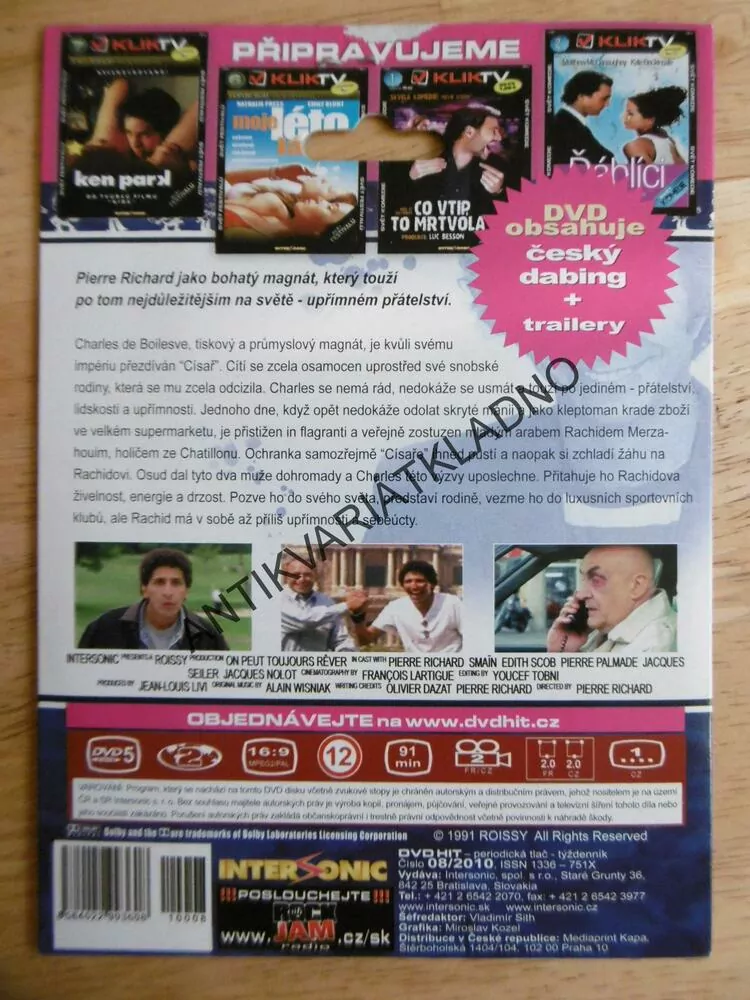 SNÍT MŮŽEME VŽDYCKY, PIERRE RICHARD 14., DVD FILM