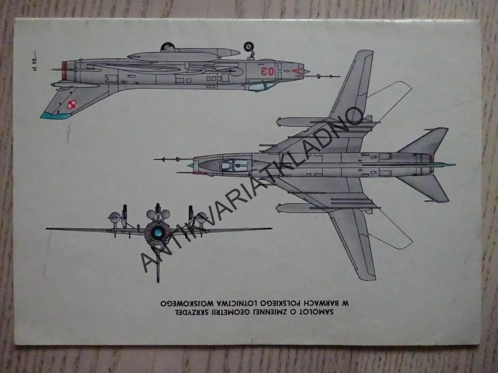 SAMOLOT MYSLIWSKO-SZTURMOWY SU-7, POLSKY, SEŠIT Č. 54