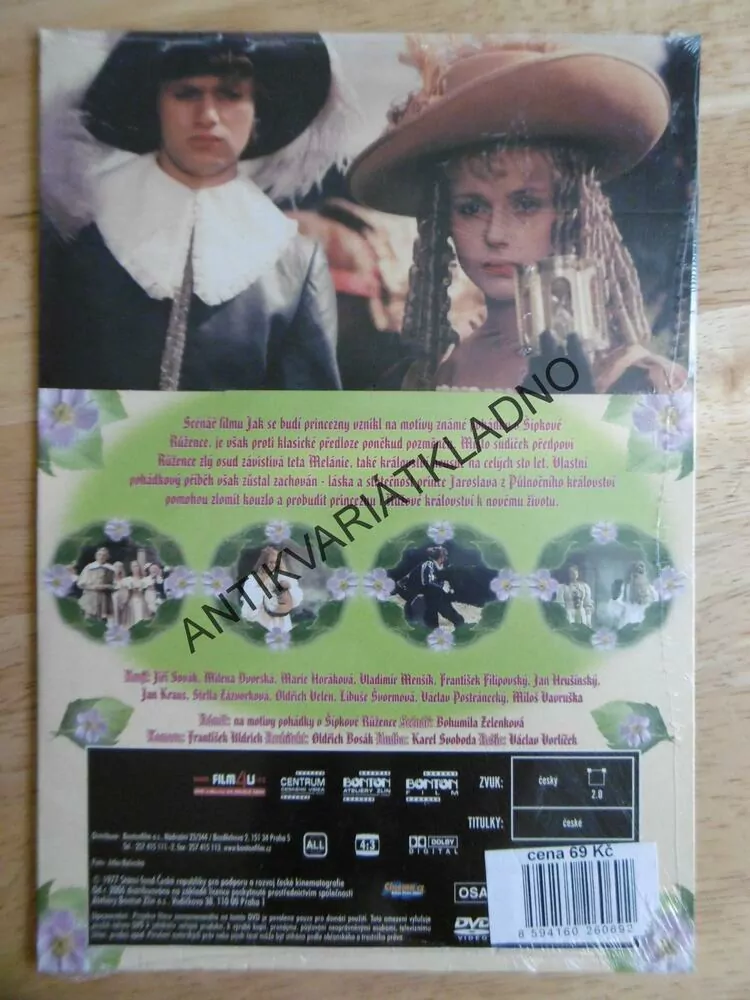 JAK SE BUDÍ PRINCEZNY, DVD FILM POHÁDKA