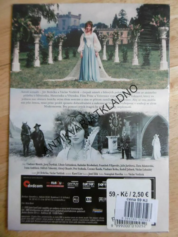 PRINC A VEČERNICE, DVD FILM POHÁDKA