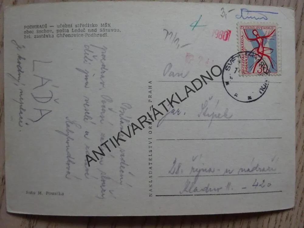 PODHRADÍ, SECHOV, 1980, OKRES HAVLÍČKŮV BROD