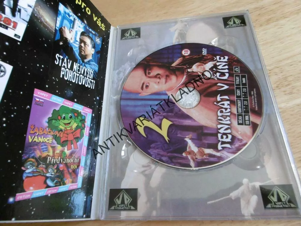 TENKRÁT V ČÍNĚ 2., JET LI, DVD FILM,