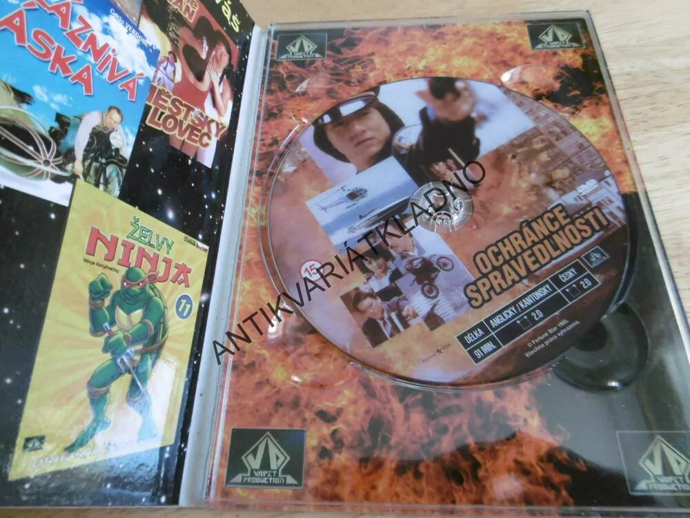 OCHRÁNCE SPRAVEDLNOSTI, JACKIE CHAN,  DVD FILM,