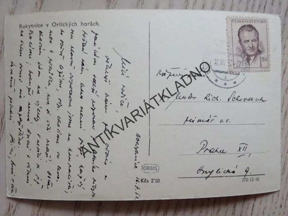 ROKYTNICE V ORLICKÝCH HORÁCH, 1932, OKRES RYCHNOV NAD KNĚŽNOU