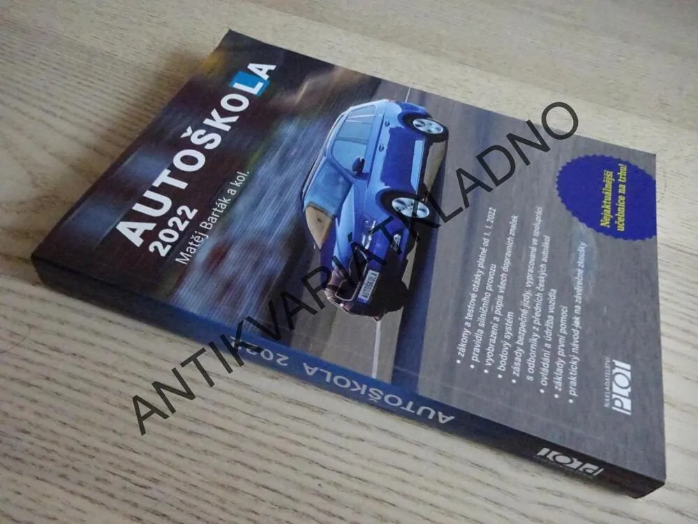 AUTOŠKOLA 2022, MATĚJ BARTÁK, NEJAKTUÁLNĚJŠÍ UČEBNICE NA TRHU, **an