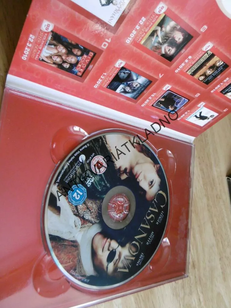 CASANOVA,  DVD FILM