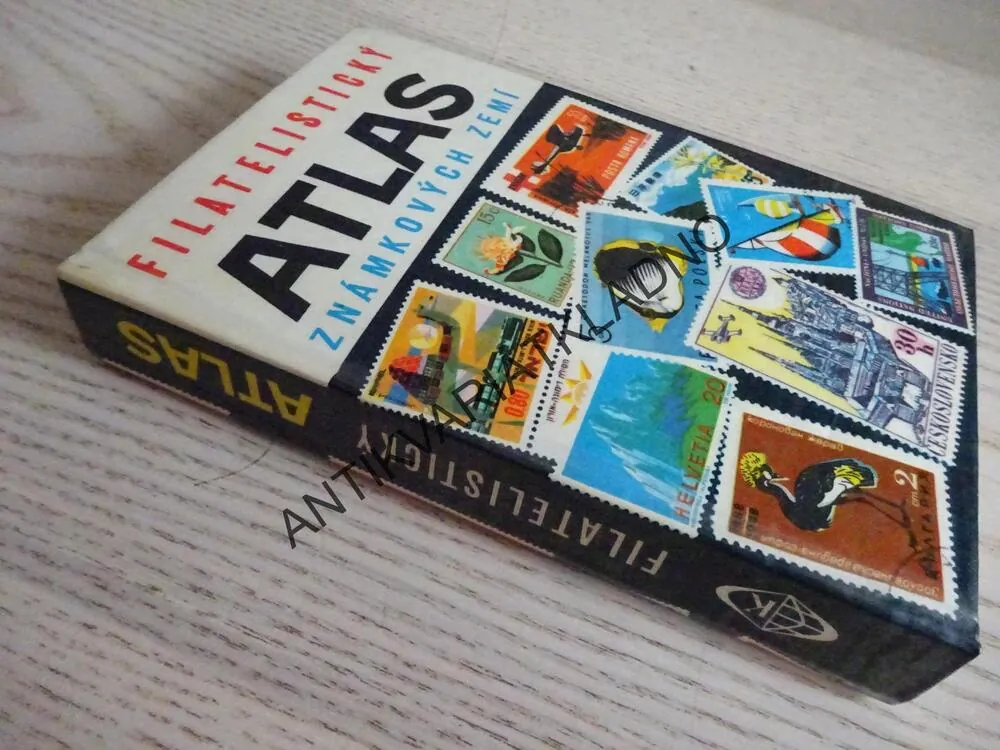 FILATELISTICKÝ ATLAS ZNÁMKOVÝCH ZEMÍ, LUDVÍK MUCHA, BOHUSLAV HLINKA, **an