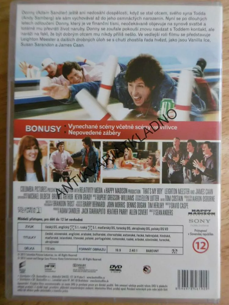 MŮJ OTEC JE ŠÍLENEC, DVD FILM 