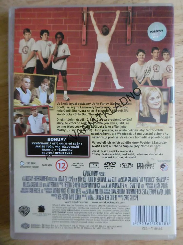 PAN TĚLOCVIKÁŘ, DVD FILM 