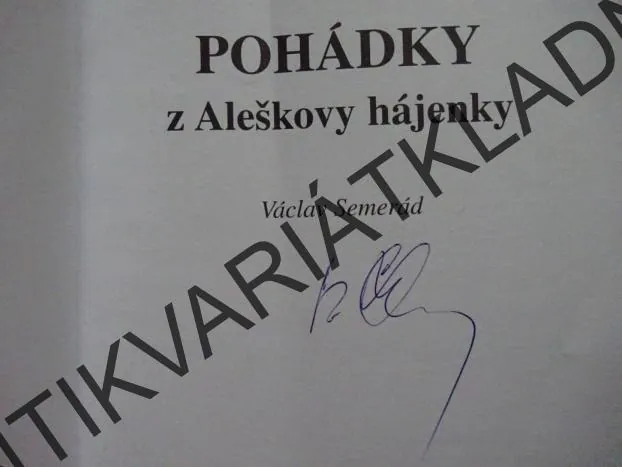 POHÁDKY Z ALEŠKOVY HÁJENKY, VÁCLAV SEMERÁD, **an