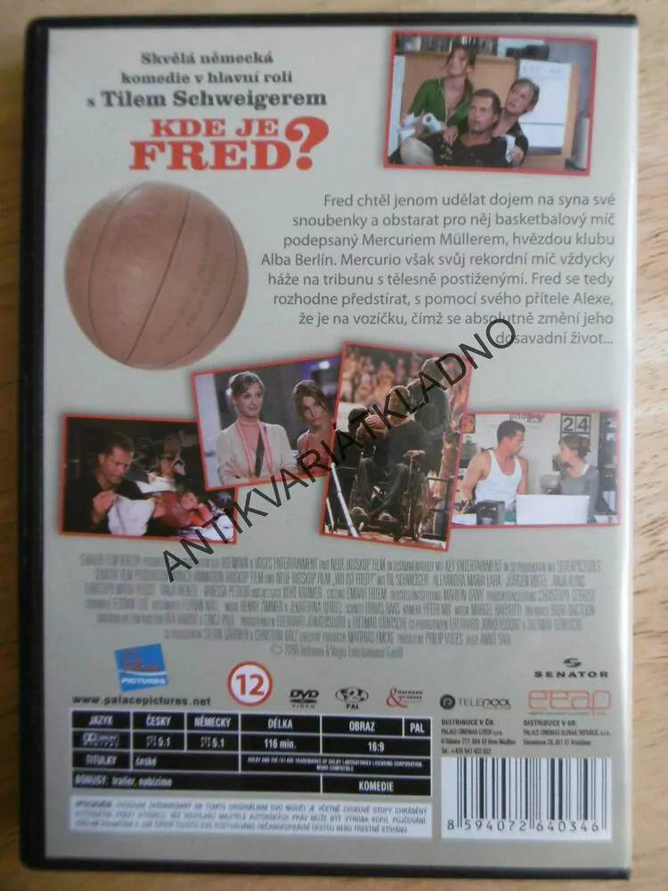 KDE JE FRED?,  DVD FILM 