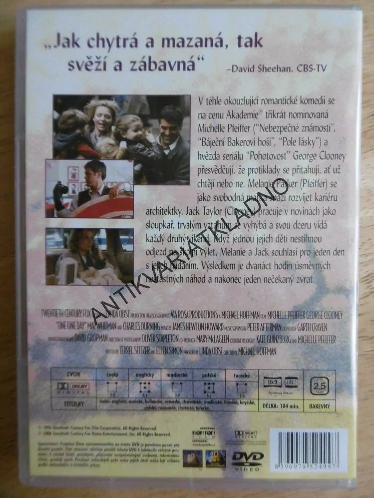 BÁJEČNÝ DEN,  DVD FILM 