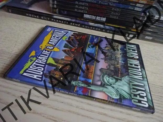 AUSTRÁLIE A AMERIKA, CESTY KOLEM SVĚTA, DVD FILM DOKUMENT