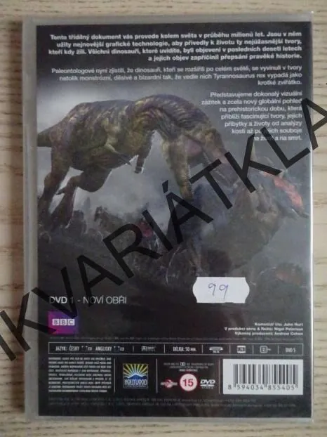 PLANETA DINOSAURŮ 1-3, DVD FILM DOKUMENT
