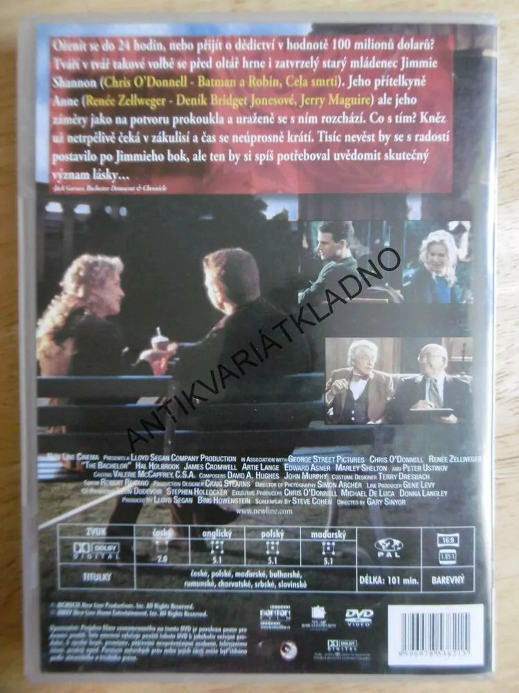 ŽENICH NA ÚTĚKU, DVD FILM 