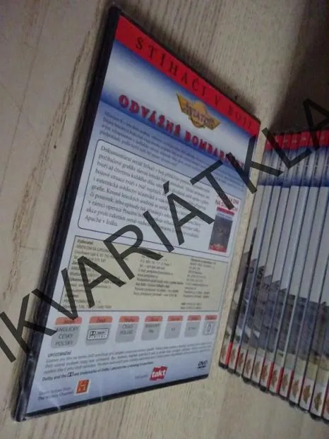ODVÁŽNÉ BOMBARDÉRY, LETECKÉ SOUBOJE, DVD FILM DOKUMENT
