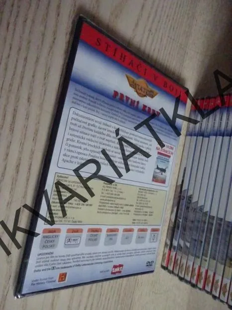 PRVNÍ KREV, LETECKÉ SOUBOJE, DVD FILM DOKUMENT