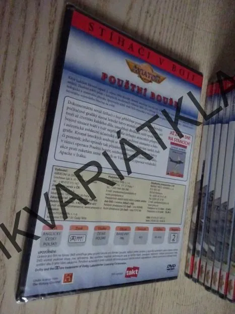 POUŠTNÍ SOUBOJE, LETECKÉ SOUBOJE, DVD FILM DOKUMENT