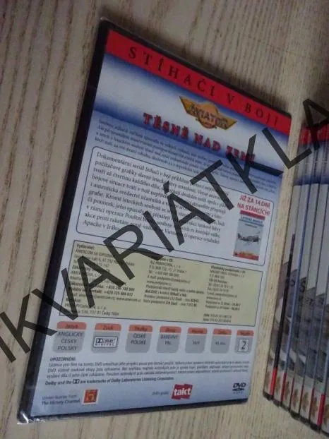 TĚSNĚ NAD ZEMÍ, LETECKÉ SOUBOJE, DVD FILM DOKUMENT