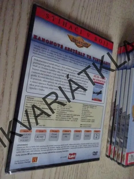 KANONOVÉ SESTŘELY VE VIETNAMU, LETECKÉ SOUBOJE, DVD FILM DOKUMENT