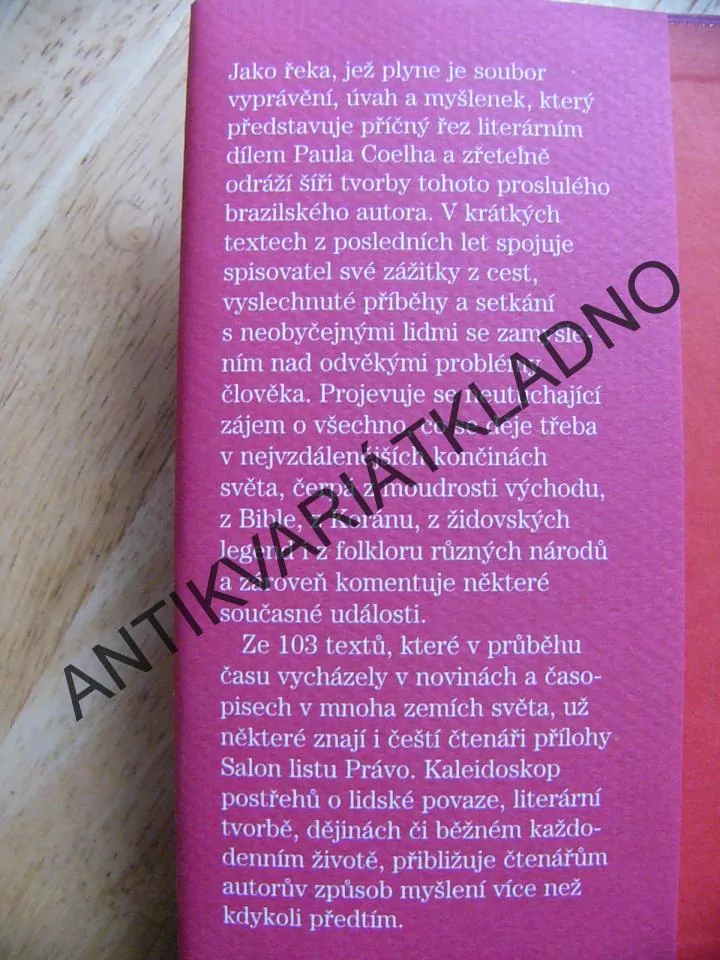 JAKO ŘEKA, JEŽ PLYNE, PAULO COELHO