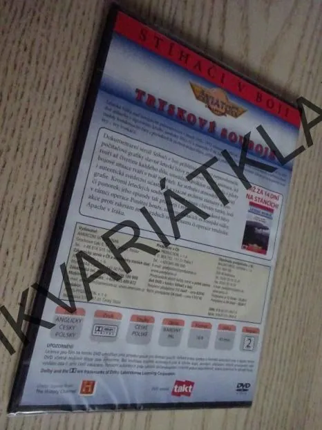 TRYSKOVÉ SOUBOJE, DVD FILM DOKUMENT