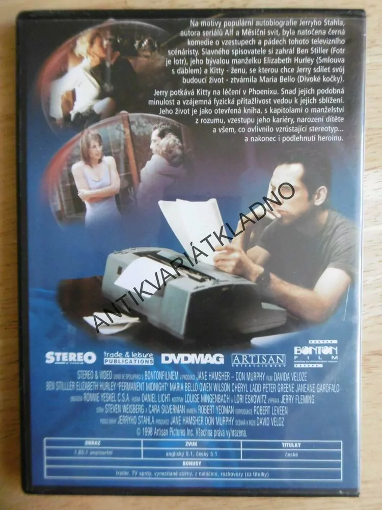 PŮLNOC NIKDY NEKONČÍ, DVD FILM 