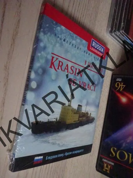 V ZAJETÍ LEDU, KRASIN SE VRACÍ, DVD FILM DOKUMENT
