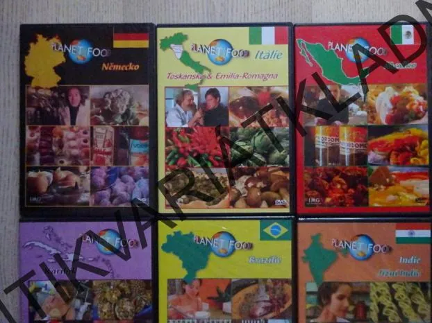 PLANET FOOD 1-10, 10X DVD FILM DOKUMENT