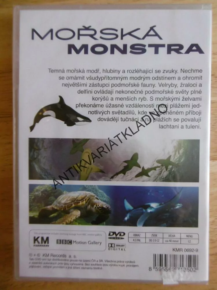 MOŘSKÁ MONSTRA, DVD FILM 
