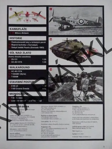 ČASOPIS MODELÁŘ EXTRA E34 2020 