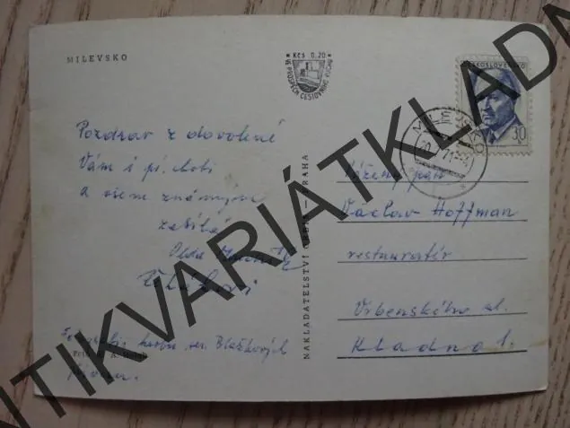 MILEVSKO, OKRES PÍSEK, 1971