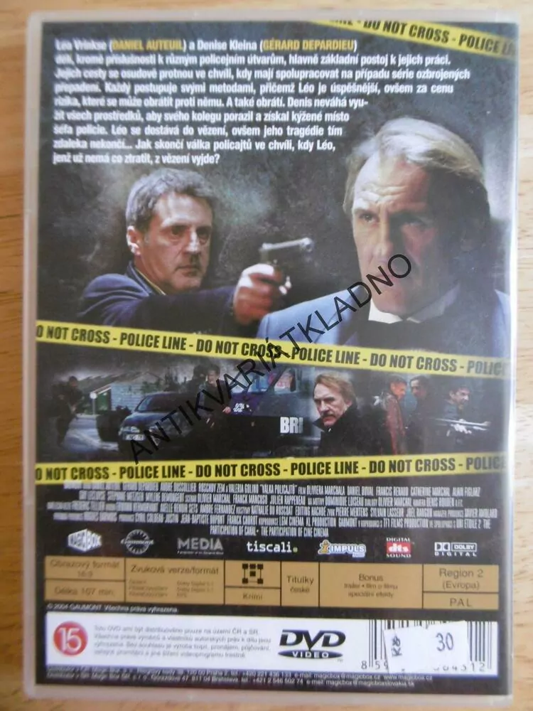 VÁLKA POLICAJTŮ, DVD FILM 