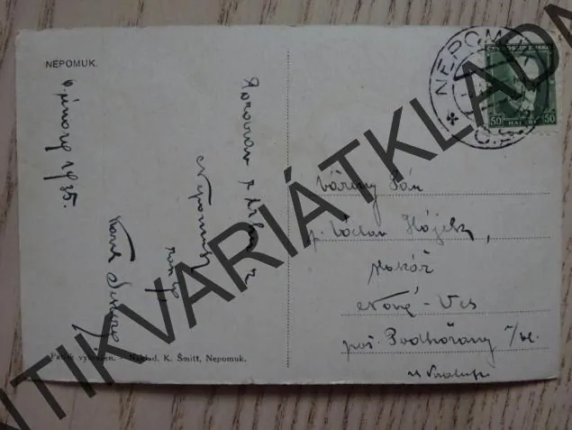 NEPOMUK, 1935, OKRES PŘÍBRAM