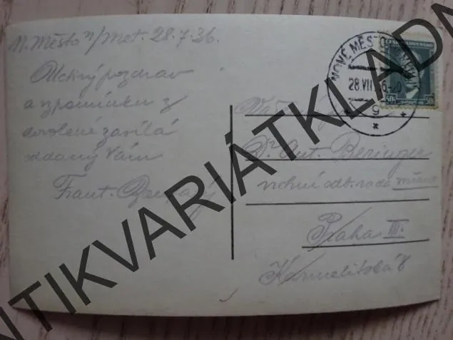 NOVÉ MĚSTO NAD METUJÍ, ZÁMEK, 1936, OKRES NÁCHOD