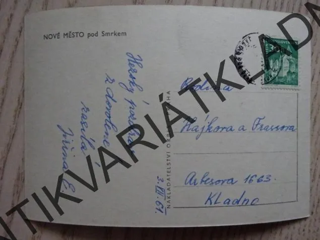 NOVÉ MĚSTO POD SMRKEM, 1961, OKRES LIBEREC
