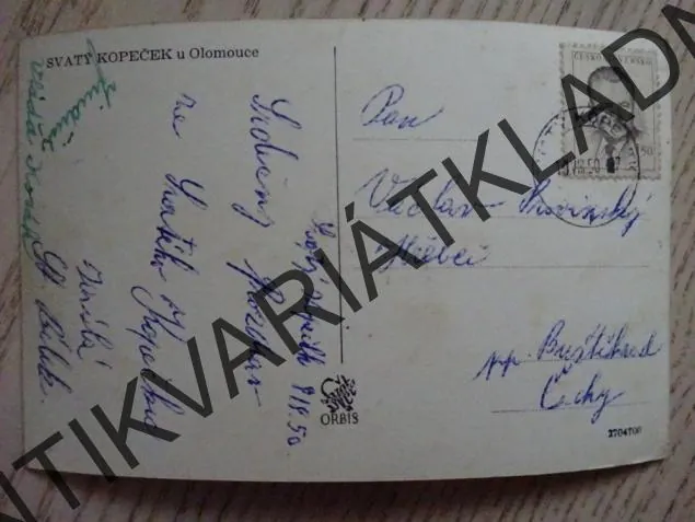OLOMOUC, SVATÝ KOPEČEK, 1950