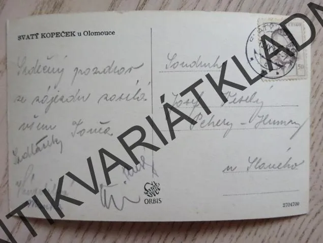OLOMOUC, SVATÝ KOPEČEK, 1950