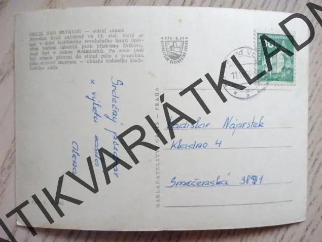 ORLÍK, ZÁMEK, OKRES PÍSEK, 1964