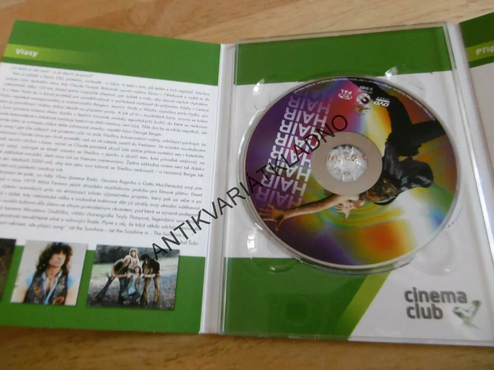 VLASY, DVD FILM 