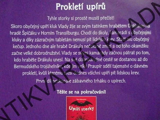 UPÍŘÍ STORKY, PROKLETÍ UPÍRŮ, PETRA KLABOUCHOVÁ, **an