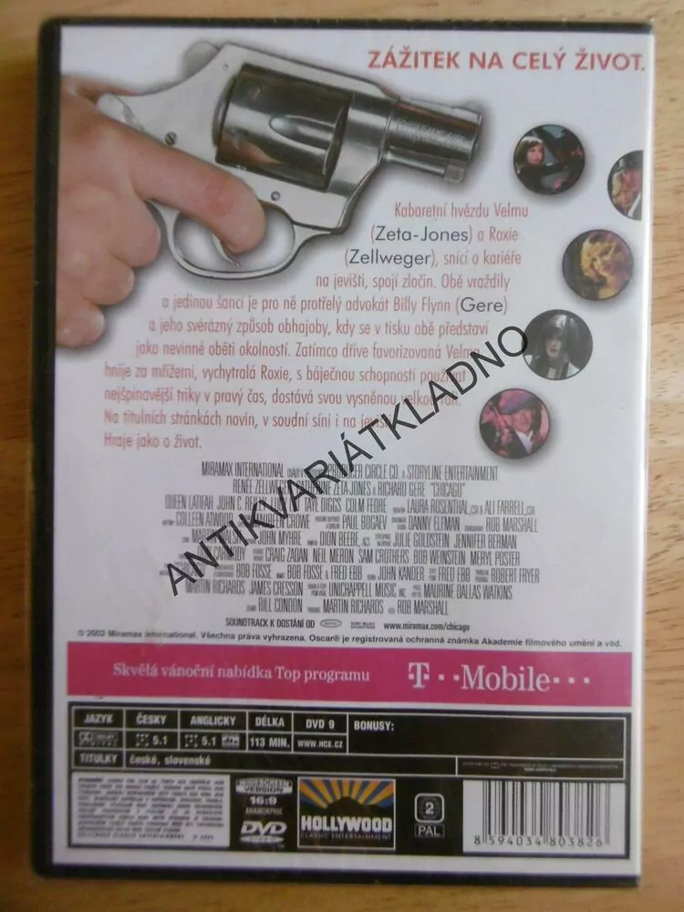 CHICAGO, DVD FILM 