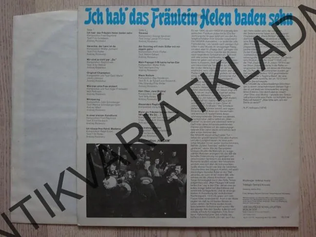 ICH HAB' DAS FRÄULEIN HELEN BADEN SEHN, LP