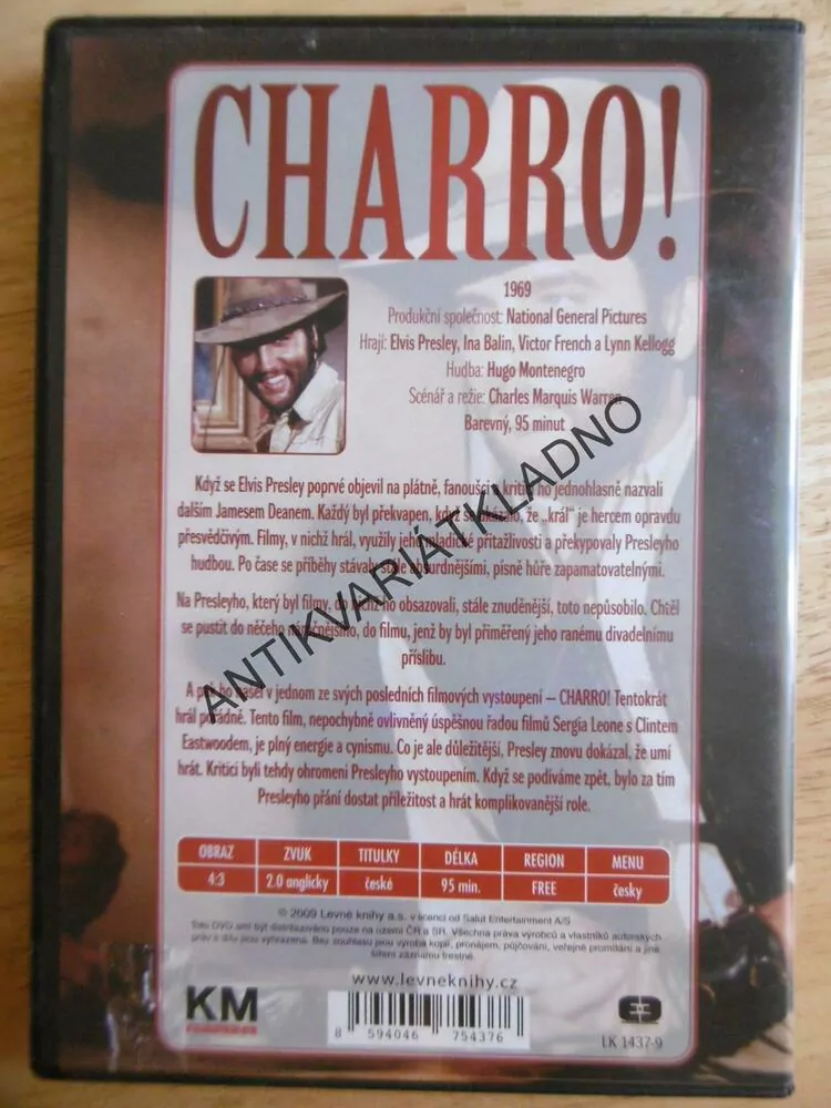 KOVBOJ, CHARRO!, DVD FILM 