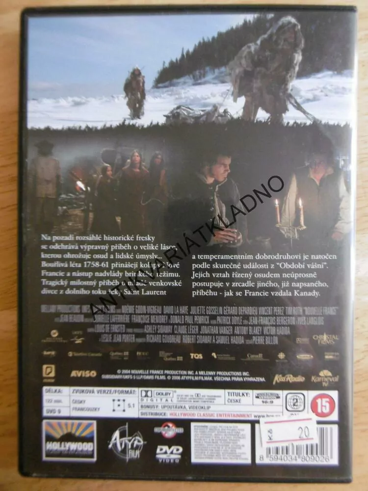 NOVÁ FRANCIE, DVD FILM 