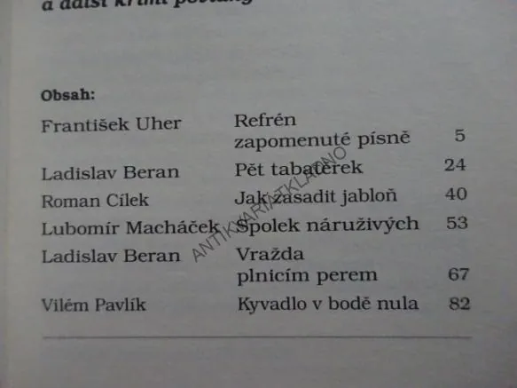 REFRÉN ZAPOMENUTÉ PÍSNĚ A DALŠÍ POVÍDKY, **an