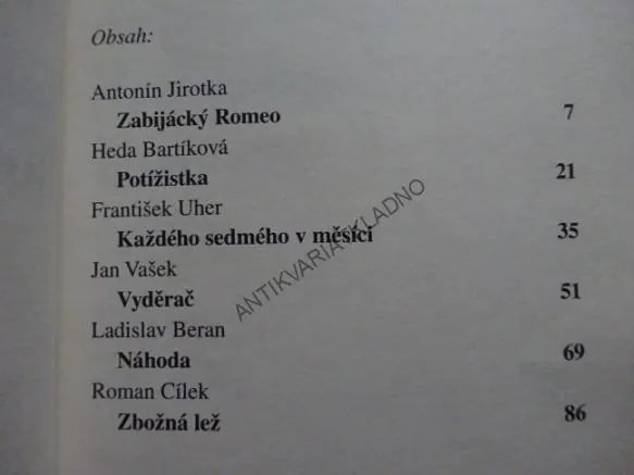 STALO SE!, 6X KRIMI, ZABIJÁCKÝ ROMEO, **an
