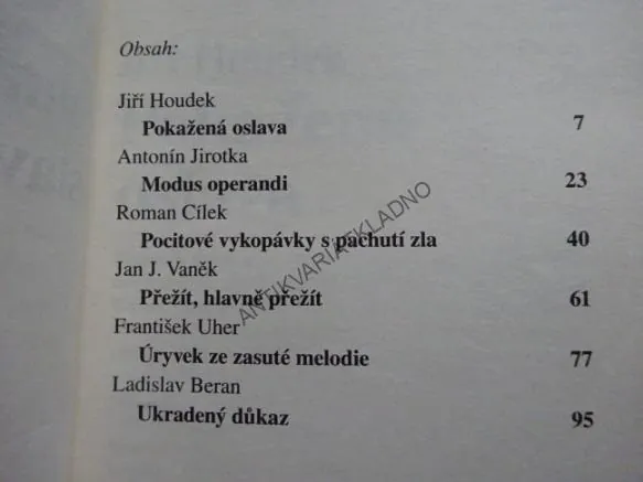 STALO SE!, 6X KRIMI, POKAŽENÁ OSLAVA, **an