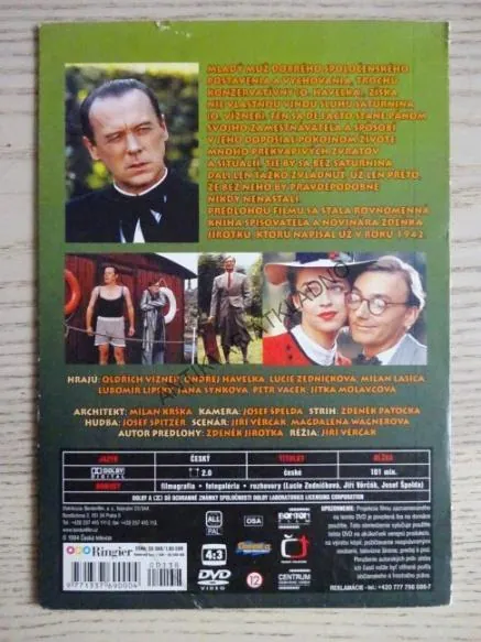 SATURNIN, DVD FILM ČR
